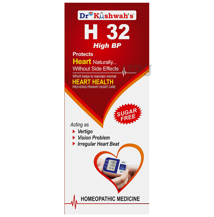 Dr Kushwah's H 32 High BP Sugar Free