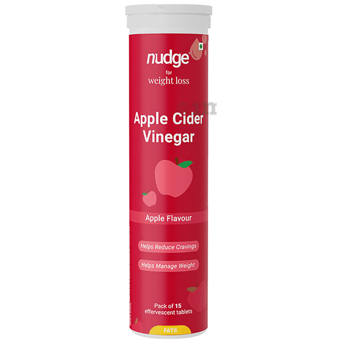 Nudge Apple Cider Vinegar Effervescent Tablet Apple