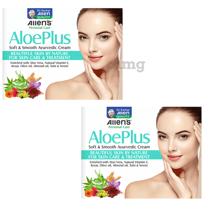 Allen Laboratories Aloe Plus Soft & Smooth Cream (50gm Each)