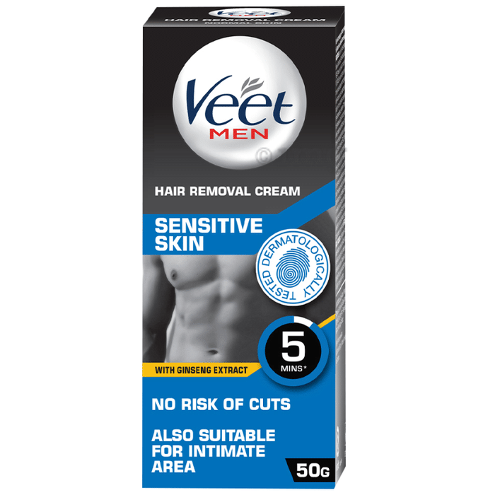 Veet Hair Removal Cream for Men | Suitable For Intimate Area | For Sensitive Skin
