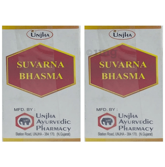 Unjha Suvarna Bhasma Powder (100mg Each)