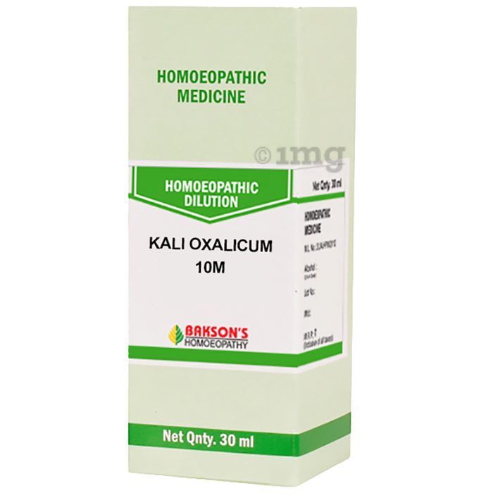 Bakson's Homeopathy Kali Oxalicum Dilution 10M
