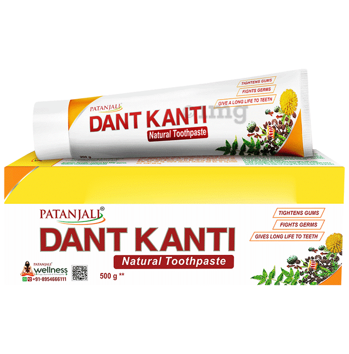 Patanjali Ayurveda Dant Kanti Natural Toothpaste | Tightens Gums & Fights Germs