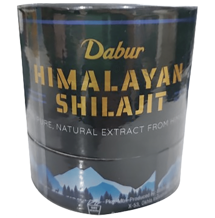 Dabur Himalayan Pure Natural Shilajit Resin | For Stamina, Vitality & Immunity