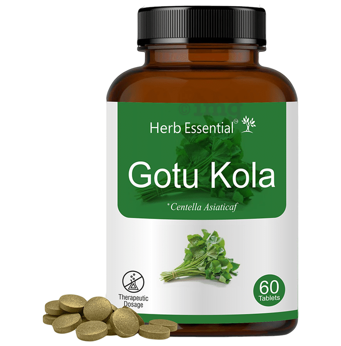 Herb Essential Gotu Kola (Centella Asiatica) 500mg Tablet