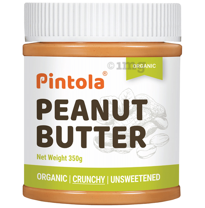 Pintola Organic Peanut Butter Unsweetened Butter Crunchy