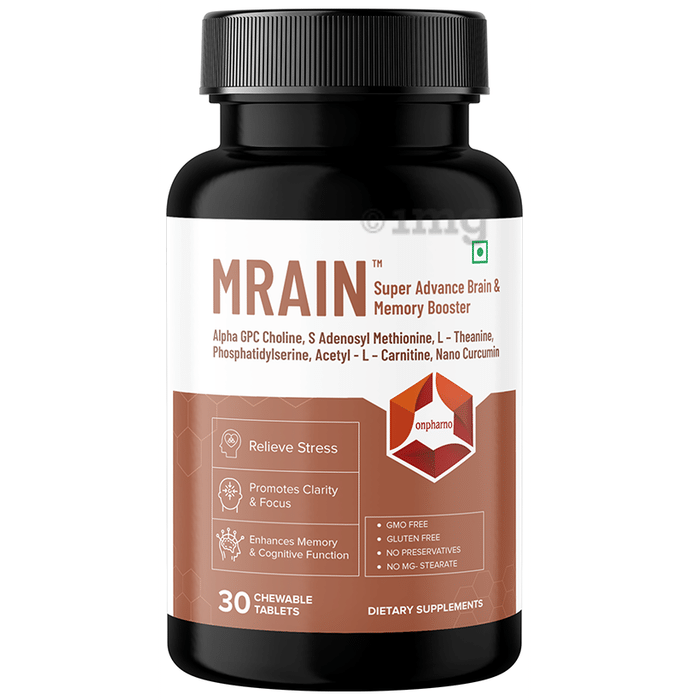Onpharno Mrain Super Advance Brain & Memory Booster  Chewable Tablet