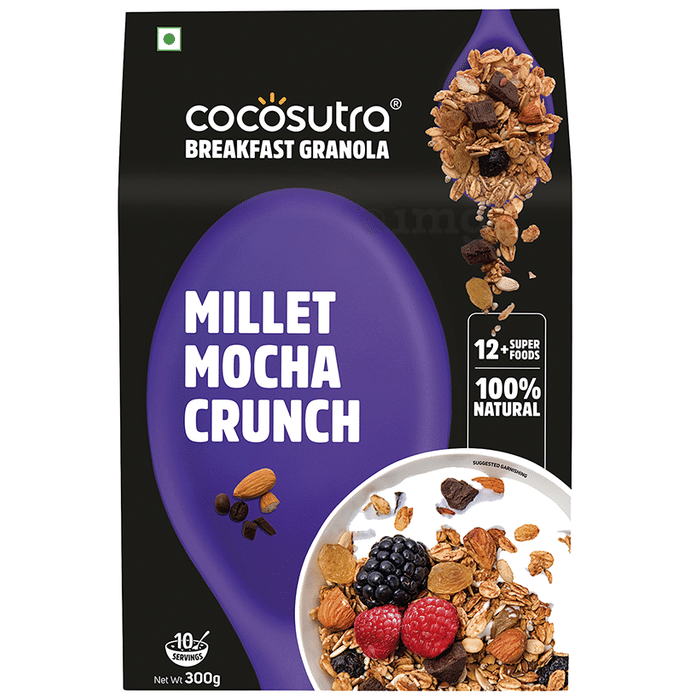 Cocosutra Breakfast Granola Millet Mocha Crunch