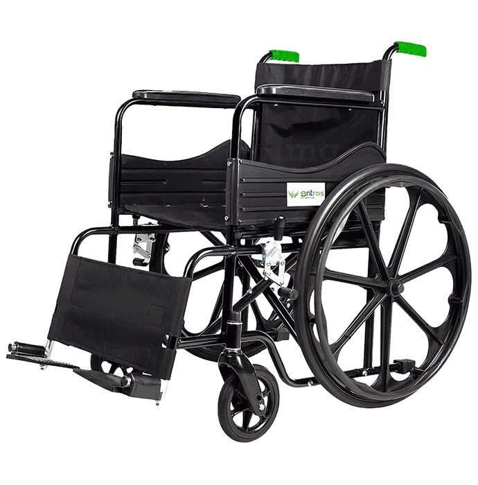 Entros KL875 Manual Foldable Powder Coated Wheelchair