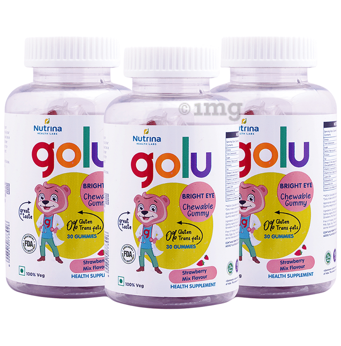 Nutrina Health Labs Golu Bright Eye Gummy (30 Each)