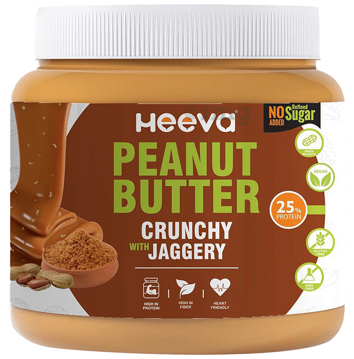 Heeva Peanut Butter Crunchy with Jaggery