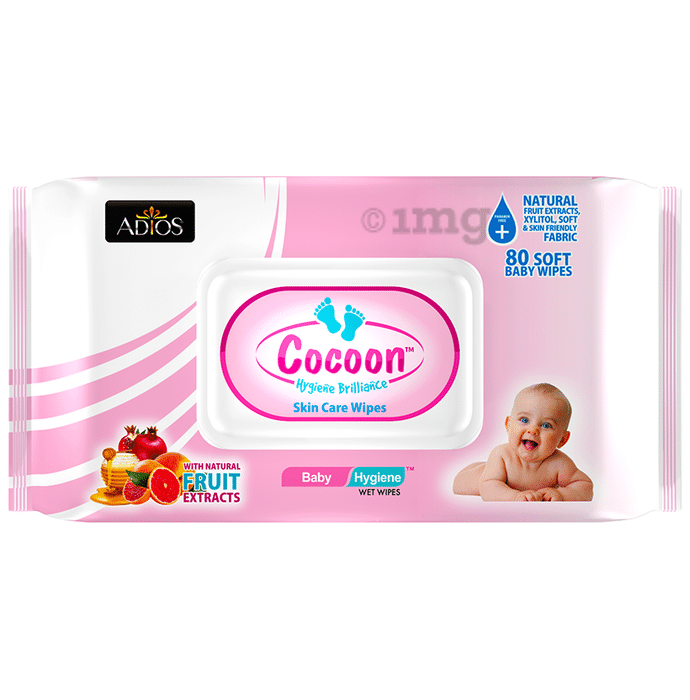 Adios Cocoon Skin Care Baby Wet Wipes Natural