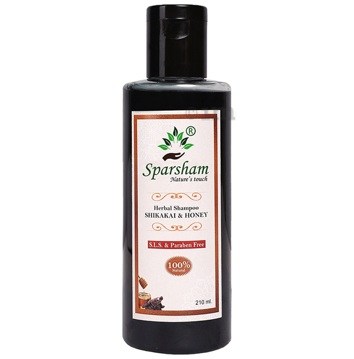 Sparsham Shikakhai And Honey Herbal Shampoo (210ml Each)  SLS & Paraben Free