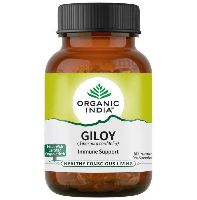 Organic India Giloy (Tinospora Cordifolia) Veg Capsule