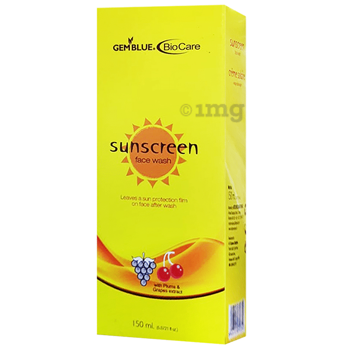Gemblue Biocare Sunscreen Face Wash