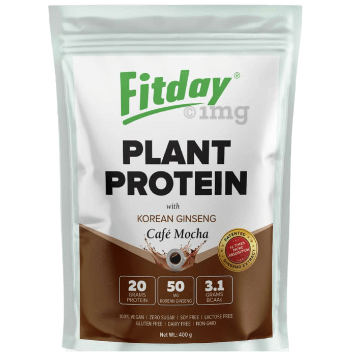 Fitday Plant Protein Powder Cafe Mocha