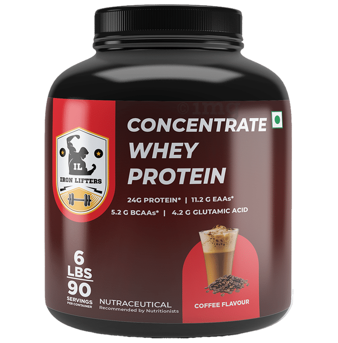 Iron Lifters Concentrate Whey Protien Powder Coffee