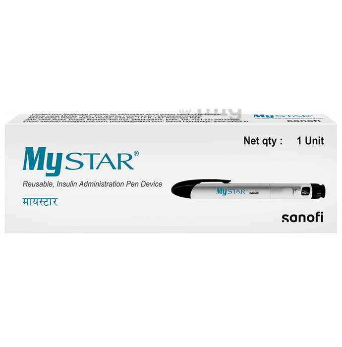 Mystar Reusable Insulin Administration Pen Device
