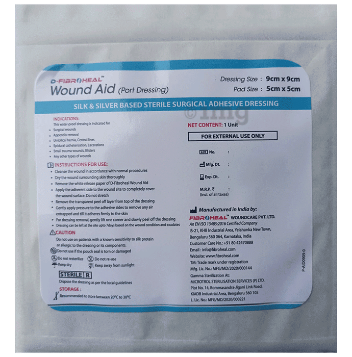 D-Fibroheal Wound Aid 9cm x 9cm x 9cm