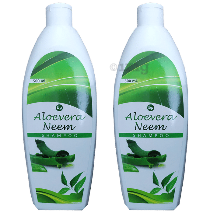 S.P Pharmaceuticals Aloevera Neem Shampoo (500ml Each)