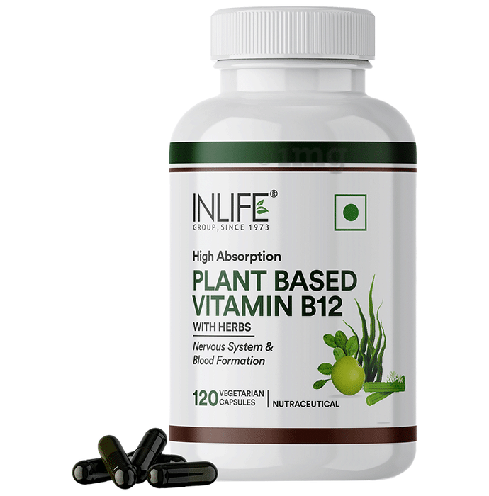 Inlife Plant Based Vitamin B12 Vegetarian Capsules