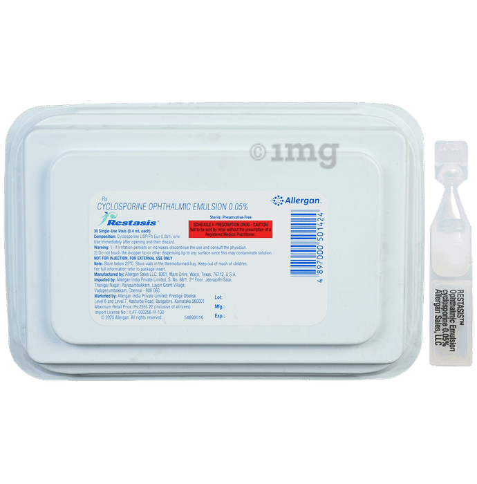 Restasis Ophthalmic Emulsion (0.4ml each)