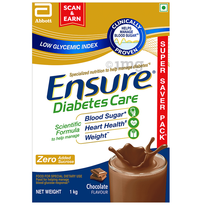 Ensure Diabetes Care Specialized Nutrition Drink Powder Chocolate