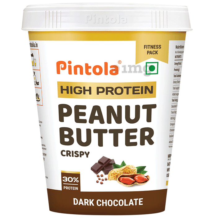 Pintola High Protein Peanut Butter Crispy Dark Chocolate