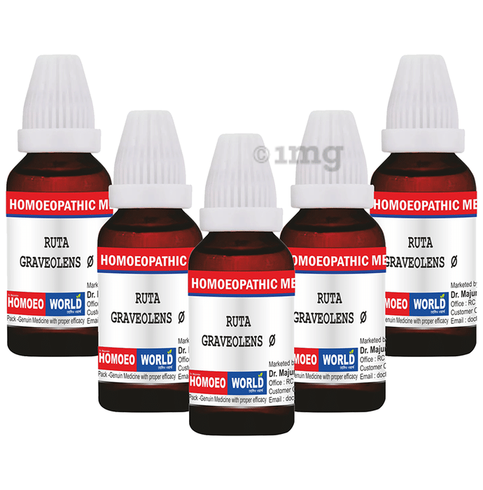 Dr. Majumder Homeo World Ruta Graveolens Mother Tincture (30ml Each) Q