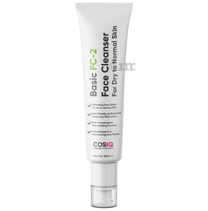 Cosiq Basic FC 2 Face Cleanser for Dry to Normal Skin