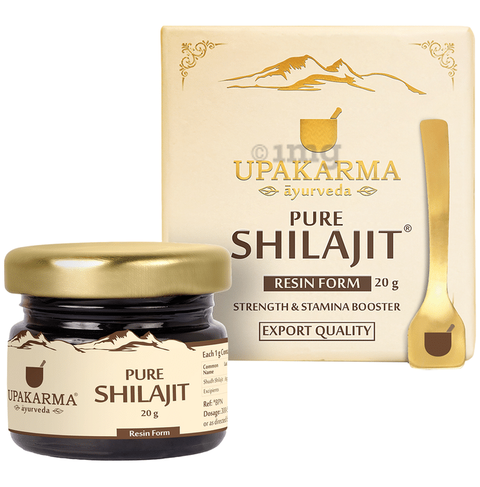 Upakarma Ayurveda Pure Shilajit Resin Form | For Strength & Stamina