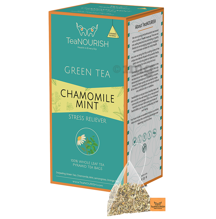 TeaNourish Green Tea Bag Chamomile Mint