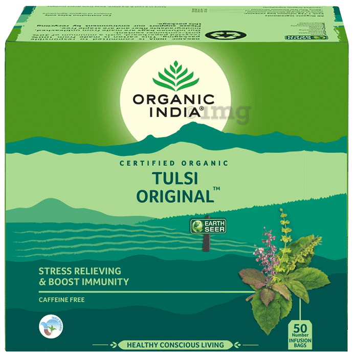 Organic India Tulsi Original Infusion Bag (1.74gm Each)