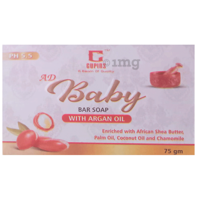 Cupins AD Baby Bar Soap (75gm Each) with Argan Oil