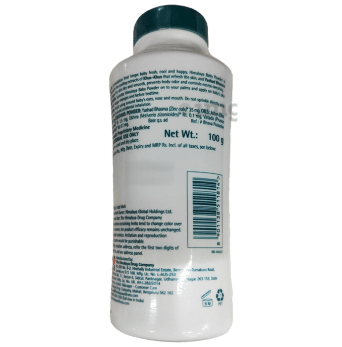 Himalaya baby cheap powder ingredients