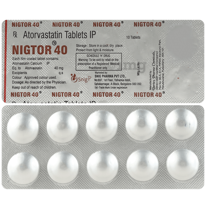 Nigtor 40mg Tablet