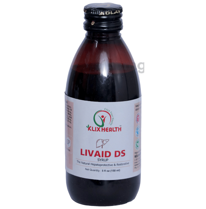 Klix Health Livaid DS Supports Liver Health Syrup