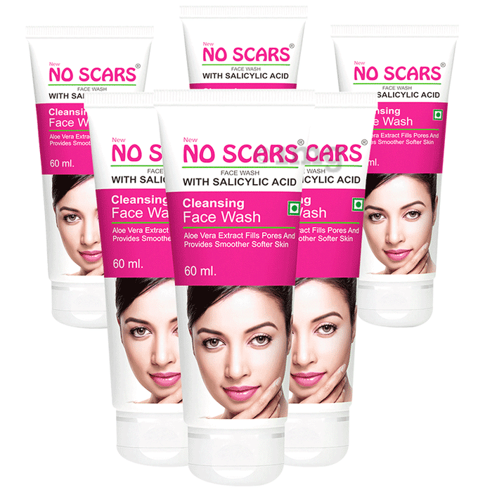 NO Scars with Salicylic Acid Cleansing Face Wash ( 60ml)