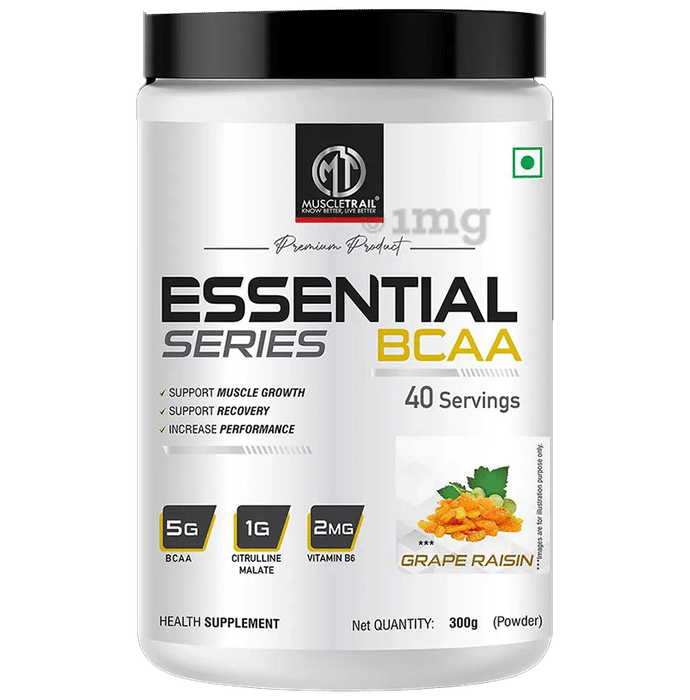 Muscle Trail Essential Series BCAA Powder Grape Raisin