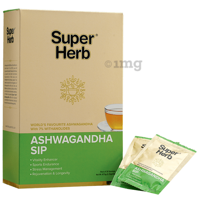 Super Herb Ashwagandha Sip (2.25gm Each)