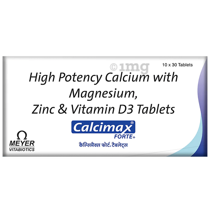 Calcimax Forte+ Calcium with Magnesium, Zinc & Vitamin D3 | Tablet