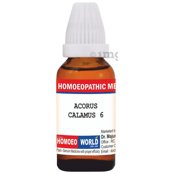 Dr. Majumder Homeo World Acorus Calamus Dilution (30ml Each) 6