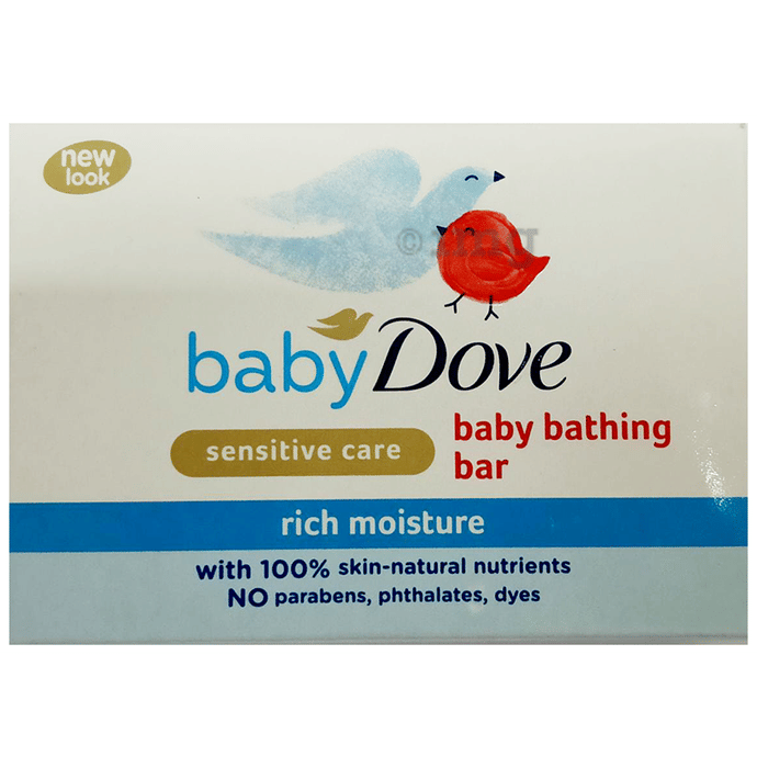 Baby Dove Rich Moisture Sensitive care Baby Bathing Bar Buy box of 50 gm Bar at best price in