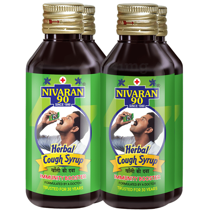 Nivaran 90 Herbal Cough Syrup (60ml Each)