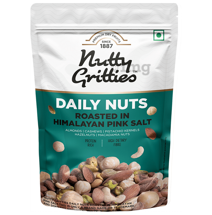Nutty Gritties Daily Nuts Roasted in Himalayan Pink Salt (200gm Each)