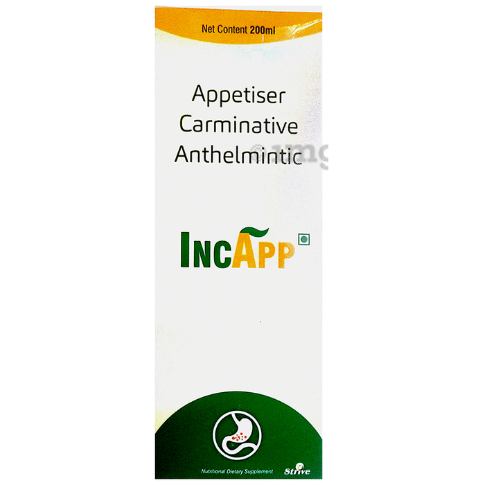 Incapp Appetiser Carminative Anthelmentic Syrup