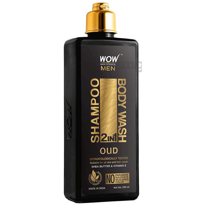 WOW Skin Science Men Oud 2 In 1 Shampoo + Body Wash