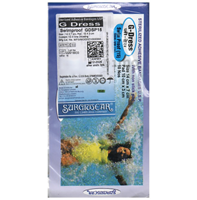 Surgiwear G Dress Swimproof GDSP15 Bandage 14cm x 7cm
