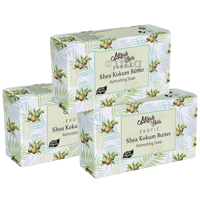Mirah Belle Exotic Soap (125gm Each) Shea Kokum Butter