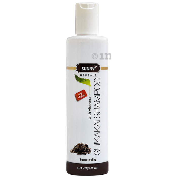 Sunny Herbals Shikakai Shampoo with Aloevera
